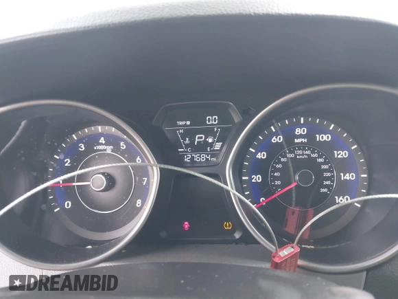 2016 Hyundai Elantra SE with VIN 5NPDH4AE1GH755960, listed as a IAAI auction lot 42763494 with 127,684 mi miles and . Bid and sale history available at DreamBid. Image 7.