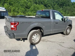2018 Ford F-150 XL with VIN 1FTMF1EB6JFC99427, listed as a Copart auction lot 59762874 with 44,549 mi miles and Salvage Title. Bid and sale history available at carsss.com. Image 3.