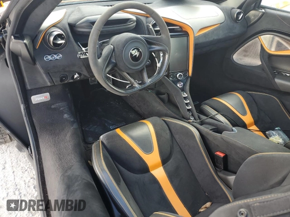 2019 McLaren 720S z VIN SBM14DCA9KW003247, wystawiony jako Copart lot #80073724 z przebiegiem 18 804 mil mil oraz Szkody całkowita. Historia ofert i sprzedaży dostępna na DreamBid. Obrazek 8.