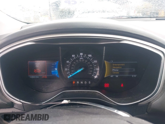 2016 Ford Fusion SE with VIN 3FA6P0H97GR375120, listed as a IAAI auction lot 41899285 with 143,933 mi miles and . Bid and sale history available at carsss.com. Image 7.