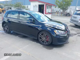 2017 Volkswagen GTI S z VIN 3VW547AU0HM058412, wystawiony jako IAAI lot #42247355 z przebiegiem 56 911 mil mil oraz . Historia ofert i sprzedaży dostępna na DreamBid. Obrazek 1.