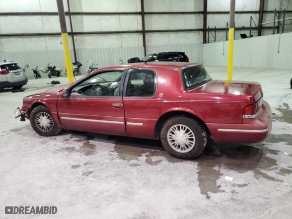 1996 Mercury Cougar with VIN 1MELM6249TH624310, listed as a Copart auction lot 83887584 with 98,062 mi miles and Non Repairable. Bid and sale history available at carsss.com. Image 2.