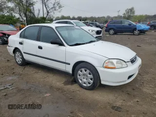 1998 Honda Civic LX with VIN 2HGEJ6676WH603129, listed as a Copart auction lot 52285505 with 49,646 mi miles and Salvage Title. Bid and sale history available at DreamBid. Image 4.