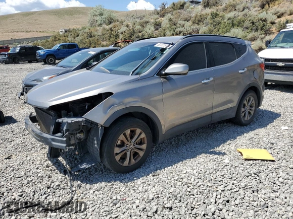 2014 Hyundai Santa Fe with VIN 5XYZU3LB2EG173692, listed as a Copart auction lot 62201975 with 127,787 mi miles and Clean title. Bid and sale history available at DreamBid. Image 1.