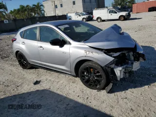 2024 Subaru Impreza RS with VIN JF1GUHJC3R8239279, listed as a Copart auction lot 43195475 with 29,898 mi miles and Salvage Title. Bid and sale history available at carsss.com. Image 4.