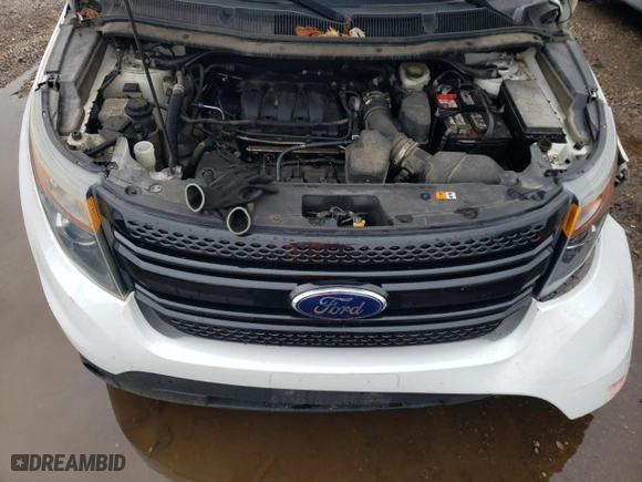 2015 Ford Utility Police Interceptor with VIN 1FM5K8AR0FGB13499, listed as a Copart auction lot 72361664 with 0 mi miles and Salvage Title. Bid and sale history available at carsss.com. Image 11.