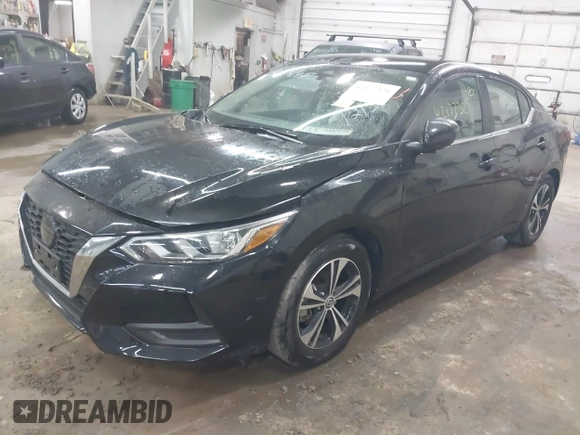 2023 Nissan Sentra SV with VIN 3N1AB8CVXPY316495, listed as a IAAI auction lot 42177321 with 11,722 mi miles. Bid and sale history available at carsss.com. Image 2.