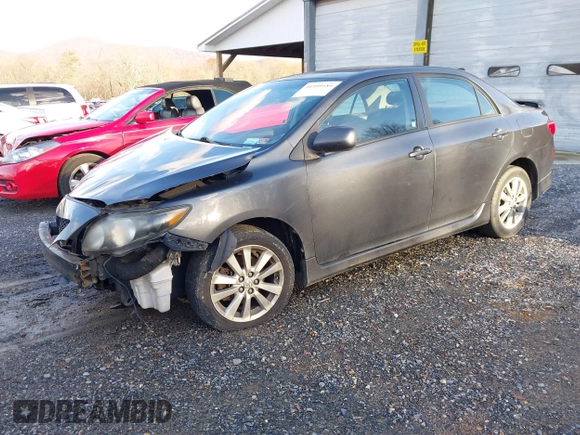 2009 Toyota Corolla with VIN 2T1BU40E99C118163, listed as a IAAI auction lot 41109184 with 194,960 mi miles. Bid and sale history available at carsss.com. Image 2.