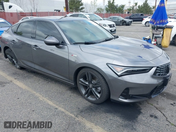 2023 Acura Integra w/A-Spec Package with VIN 19UDE4H32PA002735, listed as a IAAI auction lot 41765773 with 9,837 mi miles and . Bid and sale history available at DreamBid. Image 1.