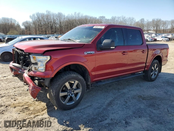 2015 Ford F-150 XLT with VIN 1FTEW1EF4FKE02009, listed as a Copart auction lot 48451595 with 122,662 mi miles and Clean Title. Bid and sale history available at carsss.com. Image 1.