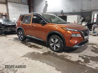 2022 Nissan Rogue SL with VIN JN8BT3CA4NW041925, listed as a IAAI auction lot 41343873 with 51,006 mi miles. Bid and sale history available at carsss.com. Image 1.