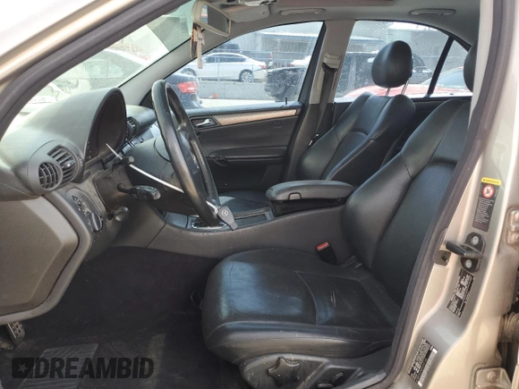 2004 Mercedes-Benz C 230 Kompressor with VIN WDBRF40J94A600164, listed as a Copart auction lot 49136345 with Not Provided miles and Salvage Title. Bid and sale history available at DreamBid. Image 7.