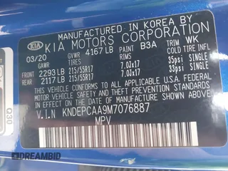 2021 Kia Seltos LX z VIN KNDEPCAA9M7076887, wystawiony jako IAAI lot #42346594 z przebiegiem 39 497 mil mil oraz . Historia ofert i sprzedaży dostępna na DreamBid. Obrazek 9.