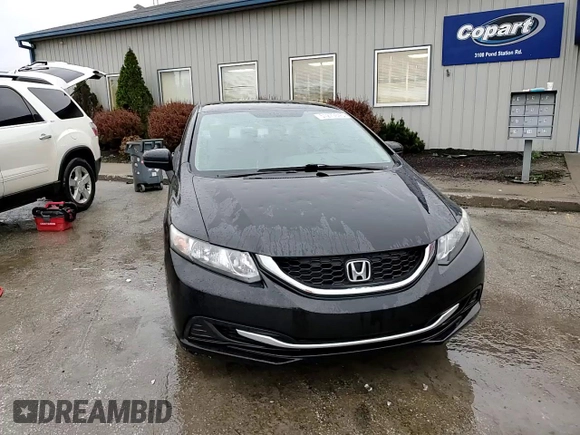 2015 Honda Civic LX with VIN 19XFB2F5XFE093774, listed as a Copart auction lot 51279845 with 81,230 mi miles and Salvage Title. Bid and sale history available at carsss.com. Image 13.
