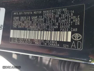 2015 Toyota Corolla L with VIN 2T1BURHE3FC271909, listed as a IAAI auction lot 41898712 with 142,987 mi miles. Bid and sale history available at carsss.com. Image 9.