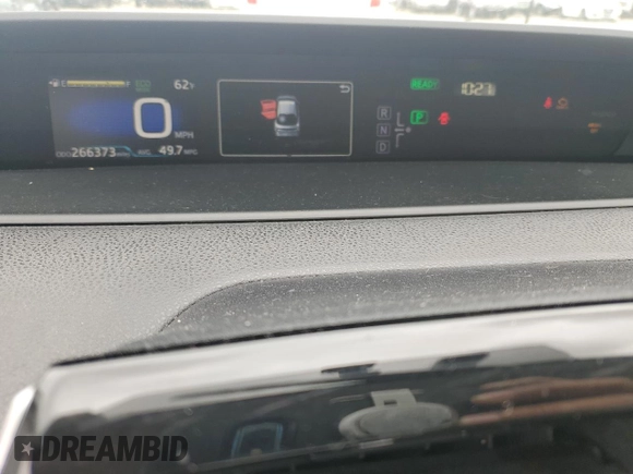 2016 Toyota Prius Four with VIN JTDKARFU0G3006037, listed as a Copart auction lot 56675535 with 266,373 mi miles and Clean Title. Bid and sale history available at DreamBid. Image 9.
