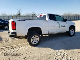 2021 Chevrolet Colorado 4WD Work Truck with VIN 1GCHTBEN6M1205607, listed as a Copart auction lot 46422255 with 40,628 mi miles and Salvage Title. Bid and sale history available at carsss.com. Image 3.