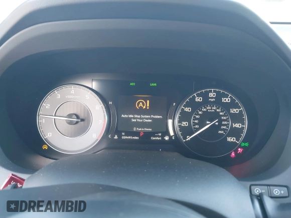 2021 Acura RDX with VIN 5J8TC1H32ML001584, listed as a IAAI auction lot 42179669 with 39,495 mi miles and . Bid and sale history available at DreamBid. Image 7.