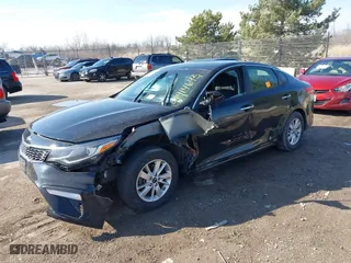2019 Kia Optima LX with VIN 5XXGT4L30KG279244, listed as a IAAI auction lot 41914693 with 1 mi miles. Bid and sale history available at carsss.com. Image 2.