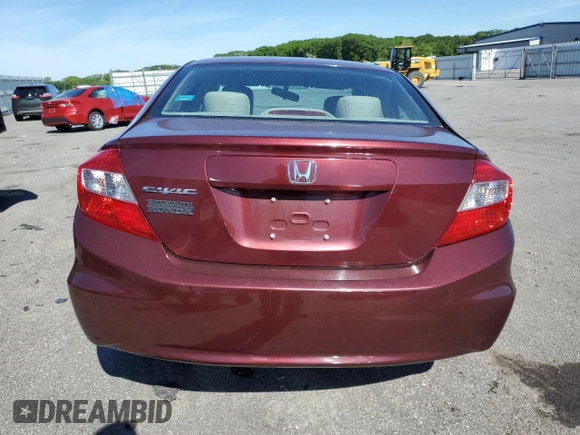 2012 Honda Civic LX z VIN 2HGFB2F56CH589253, wystawiony jako Copart lot #57870155 z przebiegiem 141 710 mil mil oraz Czysty tytuł • Clean title. Historia ofert i sprzedaży dostępna na DreamBid. Obrazek 6.