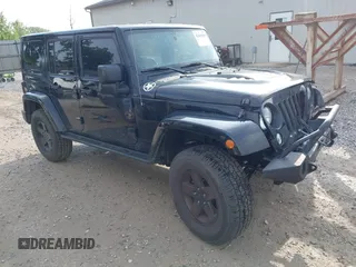2015 Jeep Wrangler Unlimited Sahara with VIN 1C4BJWEG6FL623483, listed as a IAAI auction lot 42442830 with 151,446 mi miles and . Bid and sale history available at DreamBid. Image 1.