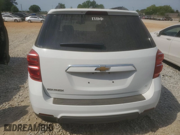 2017 Chevrolet Equinox LT with VIN 2GNALCEK4H6163624, listed as a Copart auction lot 53272425 with 93,692 mi miles and Salvage Title. Bid and sale history available at DreamBid. Image 6.