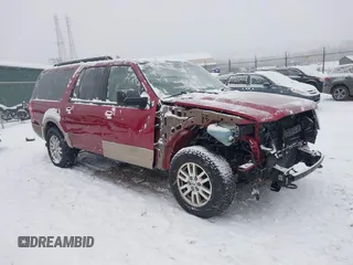 2014 Ford Expedition EL XLT with VIN 1FMJK1J5XEEF52397, listed as a IAAI auction lot 41314697 with 156,522 mi miles. Bid and sale history available at carsss.com. Image 1.