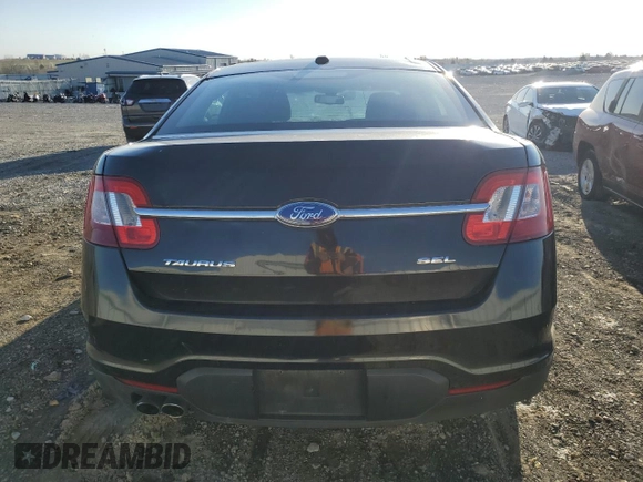 2011 Ford Taurus SEL with VIN 1FAHP2EWXBG164007, listed as a Copart auction lot 50176575 with 257,154 mi miles and Salvage Title. Bid and sale history available at carsss.com. Image 6.