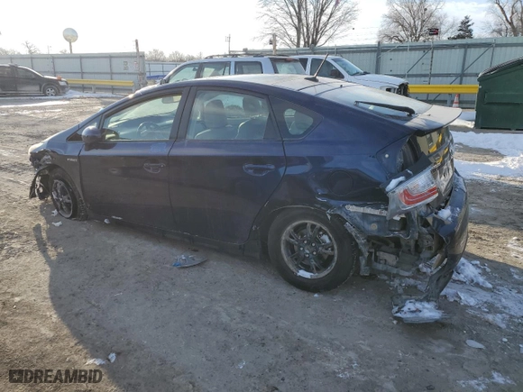 2012 Toyota Prius One with VIN JTDKN3DU1C1595934, listed as a Copart auction lot 46350635 with 130,730 mi miles and Salvage Title. Bid and sale history available at carsss.com. Image 2.