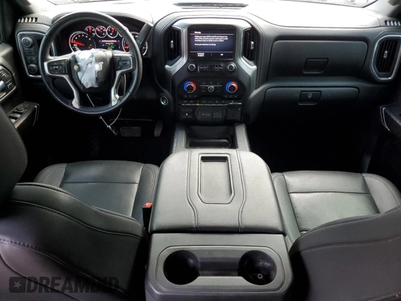 2021 Chevrolet Silverado 1500 LTZ with VIN 3GCUYGED2MG400206, listed as a Copart auction lot 44011685 with 52,249 mi miles and Salvage Title. Bid and sale history available at DreamBid. Image 8.