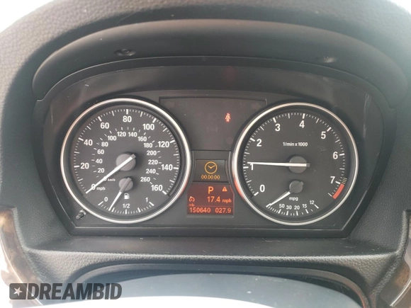 2010 BMW 3 Series 328i xDrive with VIN WBAPK5C54AA651783, listed as a Copart auction lot 47863005 with 150,640 mi miles and Clean title. Bid and sale history available at DreamBid. Image 9.