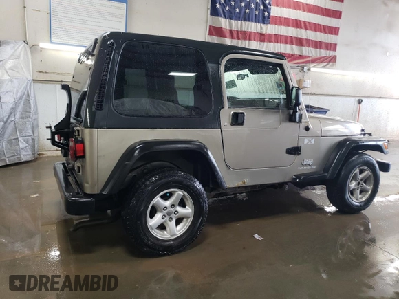 2004 Jeep Wrangler X with VIN 1J4FA39S84P711546, listed as a Copart auction lot 49219435 with 119,516 mi miles and Salvage Title. Bid and sale history available at DreamBid. Image 3.