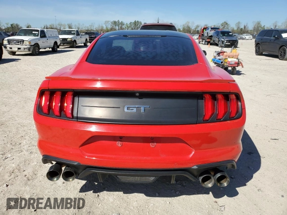 2018 Ford Mustang GT with VIN 1FA6P8CFXJ5178562, listed as a Copart auction lot 49602375 with 94,076 mi miles and Salvage Title. Bid and sale history available at DreamBid. Image 6.