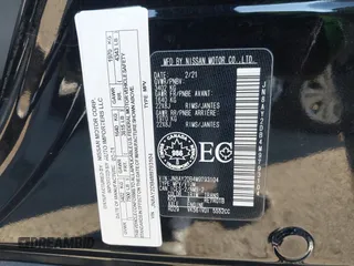 2021 Nissan Armada Platinum with VIN JN8AY2DB4M9793104, listed as a IAAI auction lot 41267471 with 33,616 mi miles. Bid and sale history available at carsss.com. Image 9.