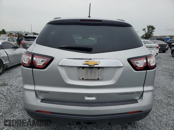 2014 Chevrolet Traverse LS z VIN 1GNKRFED0EJ257455, wystawiony jako Copart lot #58961415 z przebiegiem 136 284 mil mil oraz Szkoda całkowita • Salvage title. Historia ofert i sprzedaży dostępna na DreamBid. Obrazek 6.
