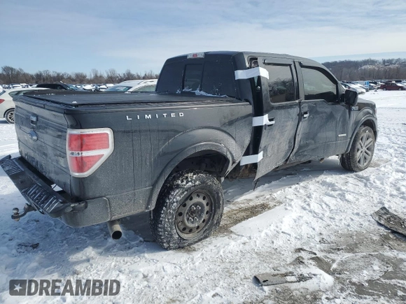 2013 Ford F-150 XL with VIN 1FTFW1ET1DFE04090, listed as a Copart auction lot 45906055 with 202,215 mi miles and Salvage Title. Bid and sale history available at carsss.com. Image 3.