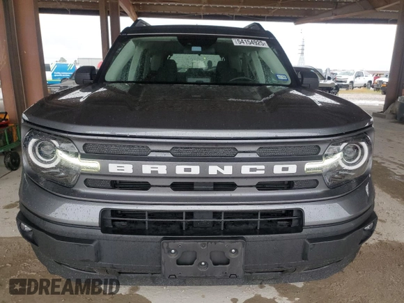 2024 Ford Bronco Sport Big Bend with VIN 3FMCR9B65RRE25005, listed as a Copart auction lot 54154925 with 25,109 mi miles and Salvage title. Bid and sale history available at DreamBid. Image 5.