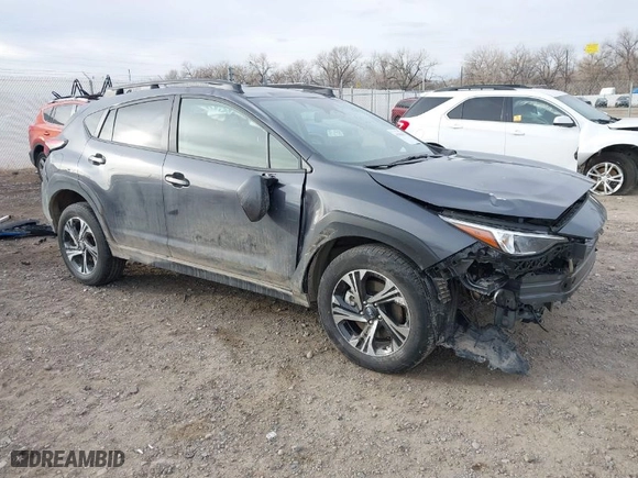 2024 Subaru Crosstrek Premium with VIN JF2GUADC3RH380352, listed as a IAAI auction lot 41166635 with 6,904 mi miles. Bid and sale history available at carsss.com. Image 1.