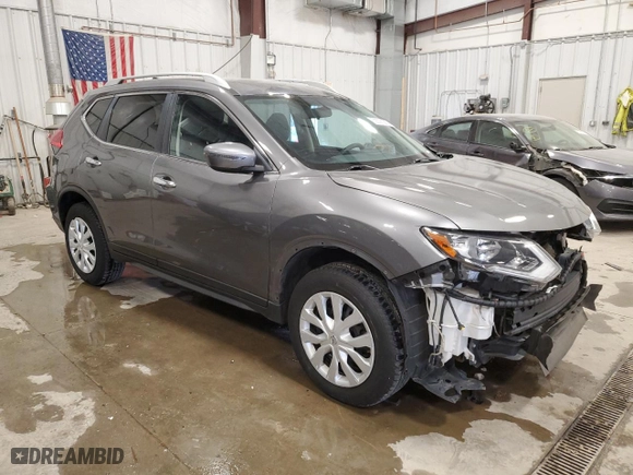 2017 Nissan Rogue SL with VIN JN8AT2MV7HW009207, listed as a Copart auction lot 53508285 with 97,457 mi miles and Non Repairable. Bid and sale history available at carsss.com. Image 4.