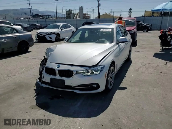 2017 BMW 3 Series 330i with VIN WBA8B9C39HK885321, listed as a Copart auction lot 52543705 with 18,349 mi miles and Salvage Title. Bid and sale history available at carsss.com. Image 11.