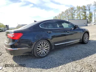 2014 Kia Cadenza Limited with VIN KNALN4D75E5130666, listed as a Copart auction lot 52460235 with 125,807 mi miles and Salvage Title. Bid and sale history available at carsss.com. Image 3.
