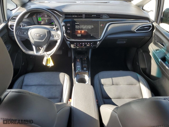 2023 Chevrolet Bolt EV 2LT with VIN 1G1FX6S0XP4203186, listed as a Copart auction lot 53692645 with 15,989 mi miles and Salvage Title. Bid and sale history available at carsss.com. Image 8.
