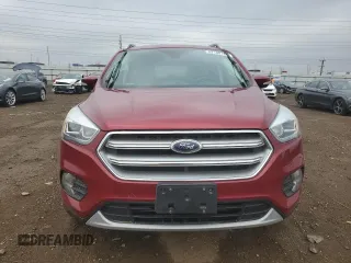 2017 Ford Escape Titanium with VIN 1FMCU9J93HUD96038, listed as a Copart auction lot 52188185 with 65,441 mi miles and Salvage Title. Bid and sale history available at carsss.com. Image 5.