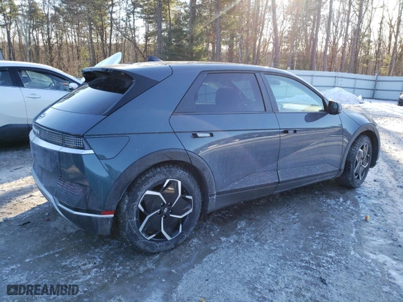 2022 Hyundai IONIQ 5 SEL with VIN KM8KN4AE7NU072868, listed as a Copart auction lot 43079925 with 59,726 mi miles and Salvage Title. Bid and sale history available at carsss.com. Image 3.
