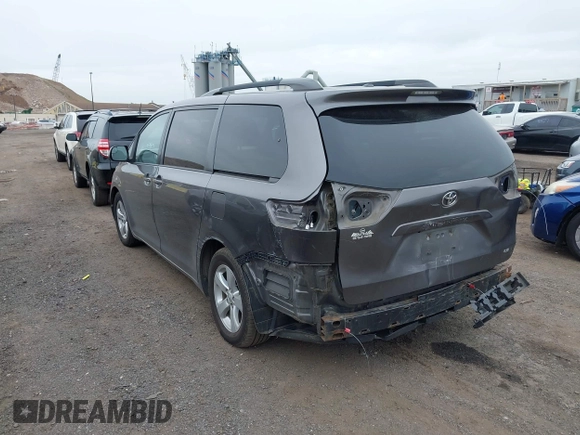 2015 Toyota Sienna LE AAS with VIN 5TDKK3DC7FS619418, listed as a IAAI auction lot 42553836 with 116,190 mi miles and . Bid and sale history available at DreamBid. Image 3.