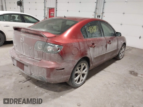 2008 Mazda Mazda3 i Touring Value with VIN JM1BK32F881176435, listed as a IAAI auction lot 41386907 with 156,763 mi miles. Bid and sale history available at carsss.com. Image 4.
