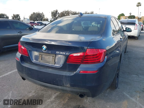 2014 BMW 5 Series 535i with VIN WBA5B1C55ED475332, listed as a IAAI auction lot 41701300 with 139,775 mi miles and . Bid and sale history available at DreamBid. Image 4.