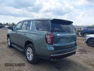 2024 Chevrolet Tahoe Premier with VIN 1GNSCSKD3RR131080, listed as a IAAI auction lot 42113461 with 46,654 mi miles and . Bid and sale history available at DreamBid. Image 3.