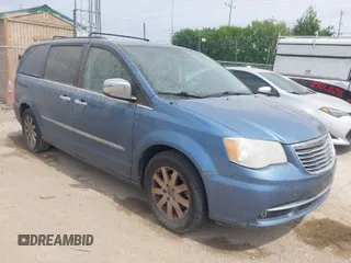 2011 Chrysler Town & Country Touring-L with VIN 2A4RR8DG0BR716130, listed as a IAAI auction lot 41949001 with 182,896 mi miles. Bid and sale history available at carsss.com. Image 1.