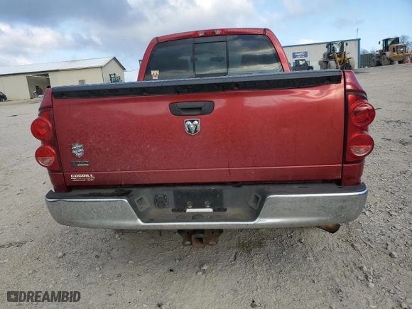 2007 Dodge Ram 1500 SLT with VIN 1D7HA18PX7J520482, listed as a Copart auction lot 45357495 with 158,176 mi miles and Salvage Title. Bid and sale history available at carsss.com. Image 6.